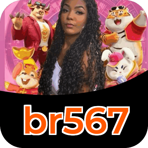 Interface do aplicativo br567 mostrando jogos disponíveis no iOS e Android